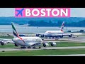 1 HOUR of Big Heavy Jets at BOSTON Logan Airport