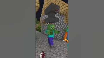 MINECRAFT ON 1000 PING When Zombies AttackVillagers Minecraft Animation