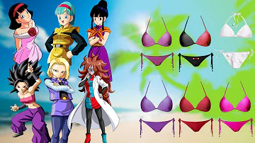 Dragon Ball Female Characters ♀️ Bikini 👙 MOD 😘