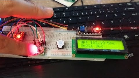Arduino I2C LCD Ekran ile Max30100 SpO2 ve Nabız Ölçer Yapımı