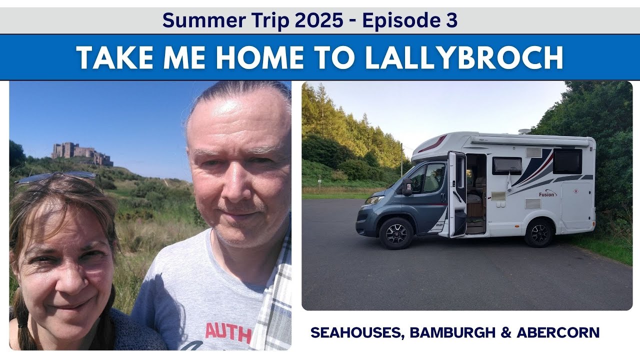 Motorhome Touring in Northumberland and Scotland in our motorhome |  Seahouses, Bamburgh, Lallybroch