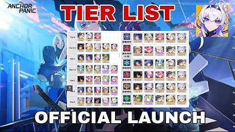 Anchor Panic & Character Tier List - Tier List Anchor Panic Global | RPG Game
