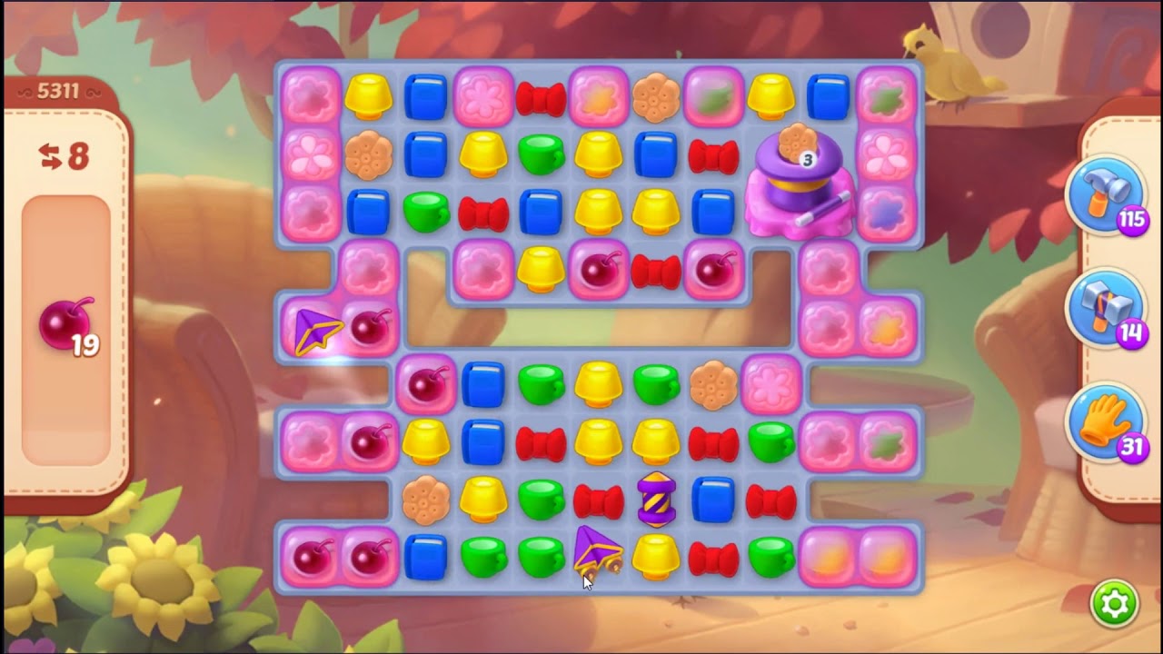 Homescapes Level 5311 - NO BOOSTERS 🏠 | SKILLGAMING ✔️