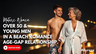 Silver Strands & Mature Women Over 50 Hearts: Age-Gap Love by the Sea 🏖️💑 screenshot 5