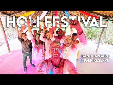 Holi Festival while on India Tiger Safari (Travel VLOG)