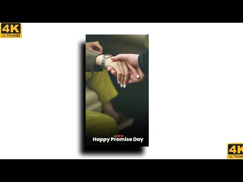 Promise Day 4k Full Screen Status 2022 | Promise Day Whatsapp Status | Happy Promise Day