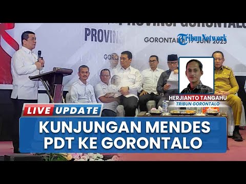 Menteri & Wamen Desa Hadiri Dialog Percepatan Kopdes Merah Putih di Gorontalo, Disambut Secara Adat