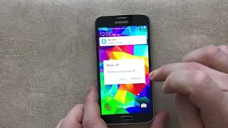 Samsung Galaxy S5 Factory Reset - Bypass Screen Lock With Buttons - Revenire la setarile din fabrica screenshot 5