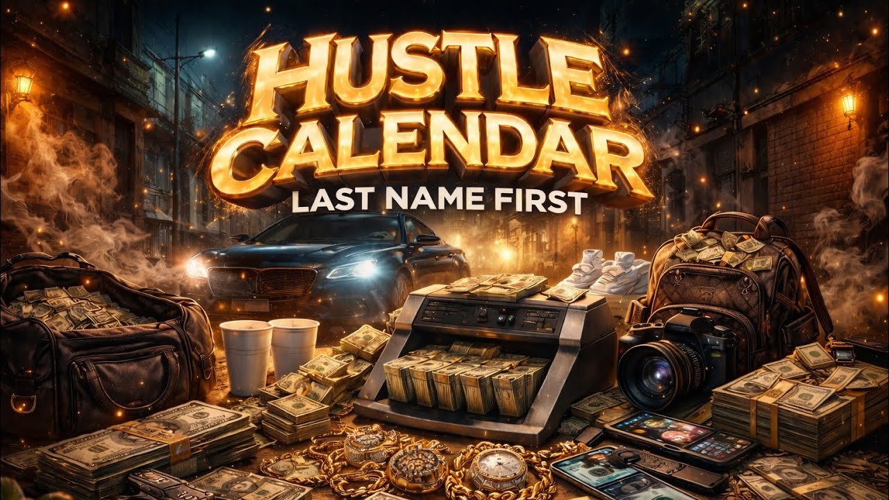 “Hustle Calendar” by Last Name First