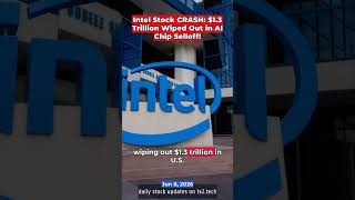 Intel Stock CRASH: $1.3 Trillion Wiped Out in AI Chip Selloff! #Shorts