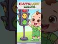 Traffic Light Colors 🚦 | Red Yellow Green for Kids 👶🎶 | Kidomelo TV #Shorts