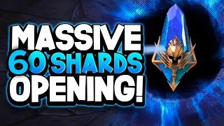 Raid Shadow Legends: 60x Ancient + 1x Sacred Shard Opening!