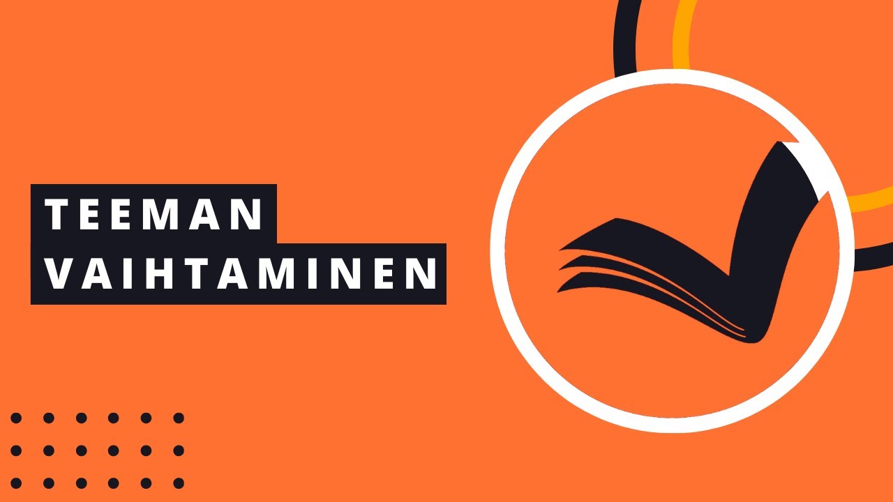 Teeman vaihtaminen - YouTube