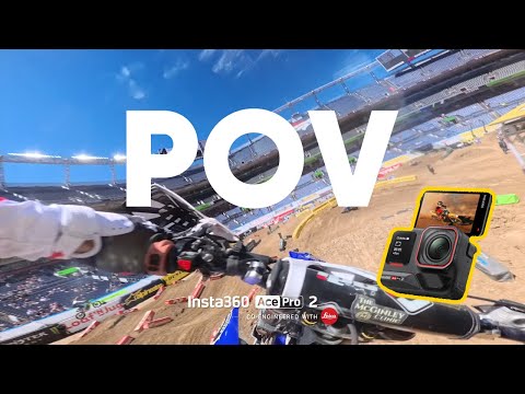 Denver Supercross 2025 | Dirt Bike POVs Shot on Insta360 Ace Pro 2 🔥🏁