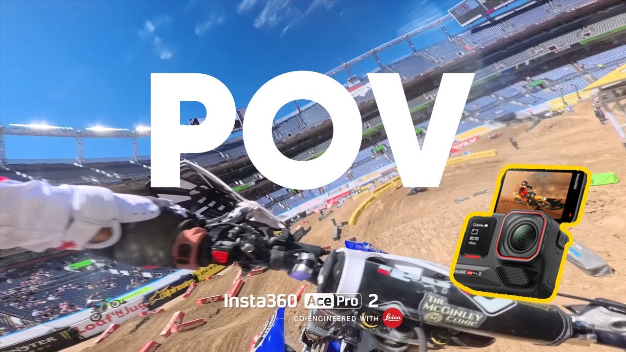 Denver Supercross 2025 | Dirt Bike POVs Shot on Insta360 Ace Pro 2 🔥🏁
