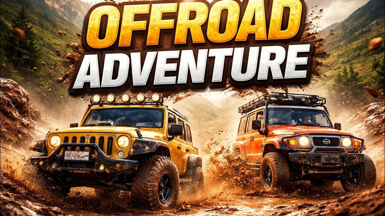 OFFROAD ADVENTURE 🔥 Extreme Mud & Mountain Challenge | 4x4 Beast Mode 😈