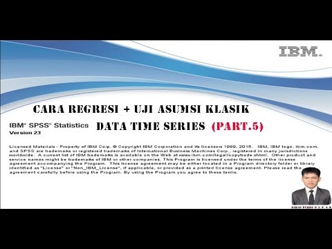 Part 5 Cara Membaca Output Coefficients Data Time Series Di Spss Ibm 23 Youtube