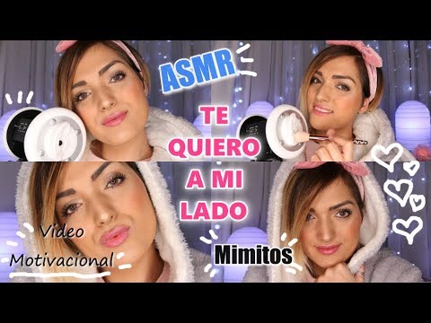 ASMR 3DIO | ESTOY ENFERMA Y TE QUIERO A MI LADO  | Video Motivacional con muchos mimitos