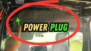 Van Headliner Power: Ditch the Box! Easy Outlet Install