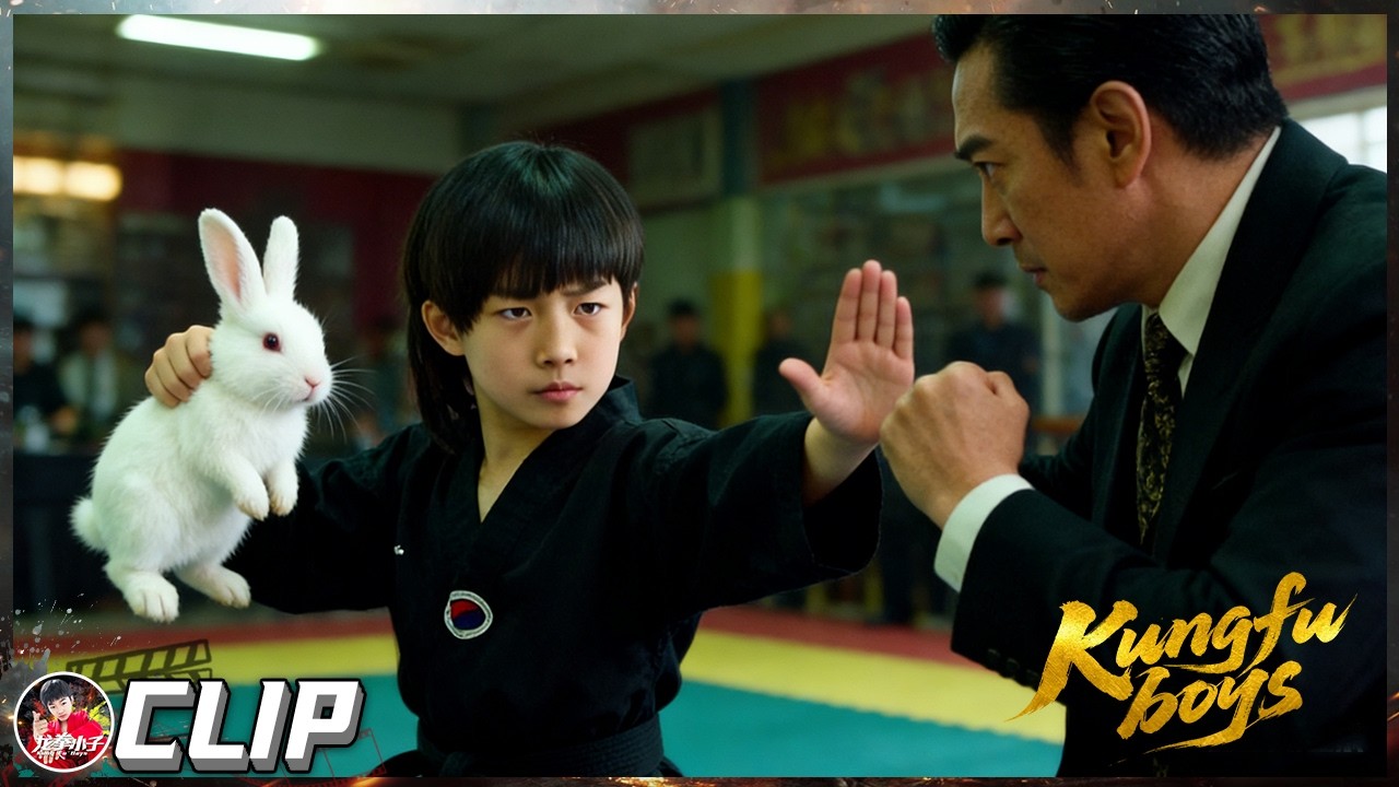 林秋楠为保护兔子 卷入国际大案 大战黑社会老大！【ES SUB】#龙拳小子 #林秋楠 #kungfuboys