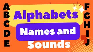 Alphabet Names and Sounds