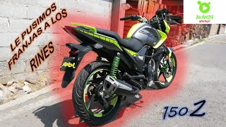 moto 150z modificada,PINTAMOS LOS RINES A LA MOTO? O LES PONEMOS VINIL- 150Z - _JUANDA_ motos tuning