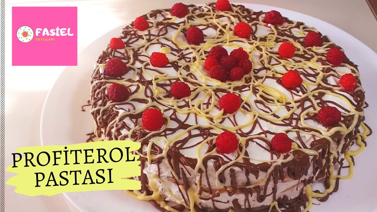 Profiterol Pastası 🍰 Pasta Tarifleri YouTube