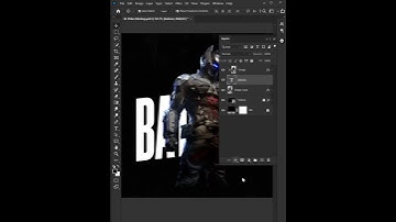 Text Behind Object in Photoshop #shorts #photoshop