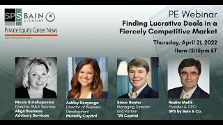 PE Webinar: Finding Lucrative Deals in a Fiercely Competitive Market