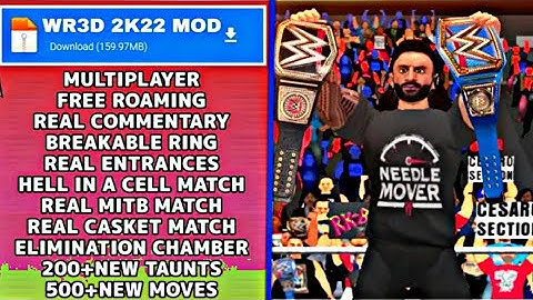 WR3D 2K22 NEW MOD DOWNLOAD | LINK IN DESCRIPTION | WR3D 2K22