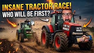 $10,000 Extreme Tractor Race In Deep Mud!