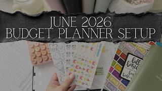 June 2026 Cash Envelope Budget Planner Setup | Setting Up My Planner for the New Month