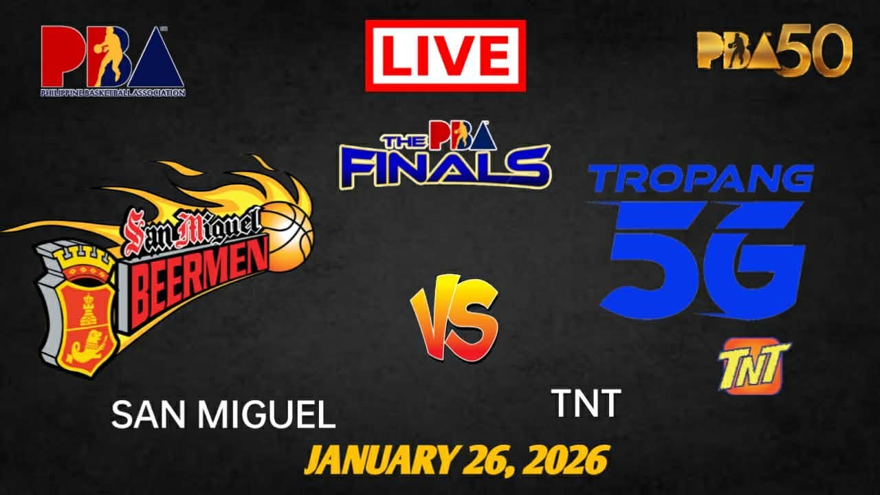 Live Now! San Miguel vs TNT Tropang 5G | PBA FINALS | JANUARY 26, 2026