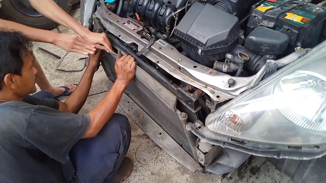 Cara Melepas Radiator Honda Jazz - YouTube