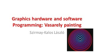 5.3. OpenGL programming: Vasarely painting
