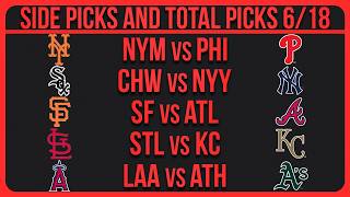 MLB Picks Today | Best Bets & Predictions Thursday 6/18/26
