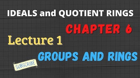 1) Introduction to Ideals || Chapter 6 || Groups and Rings || Lecture 1 || Bsc Maths || Mathopedia