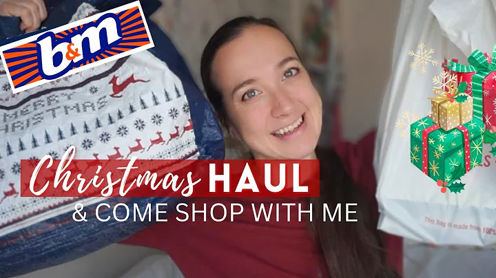 B&M CHRISTMAS HAUL & SHOP WITH ME | WHATS NEW IN B...