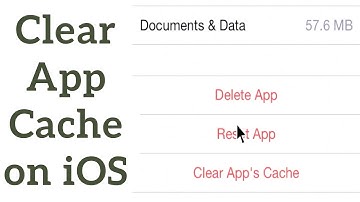 How to Clear App Cache on iOS Devices