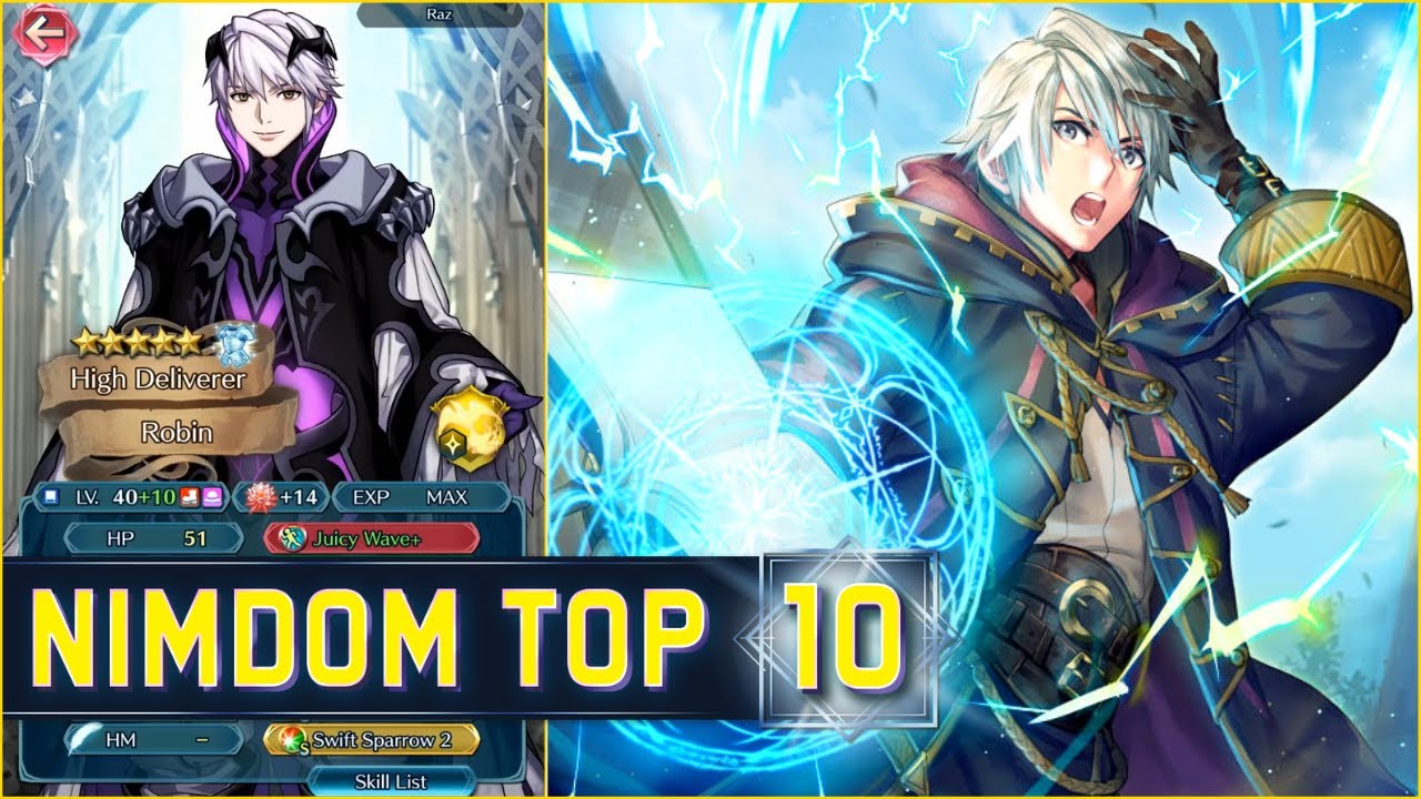 💥 A Tactician No More! 😠 Offensive Robin Build! | Nimdom Top 10 #22 PT.2 【Fire Emblem Heroes】