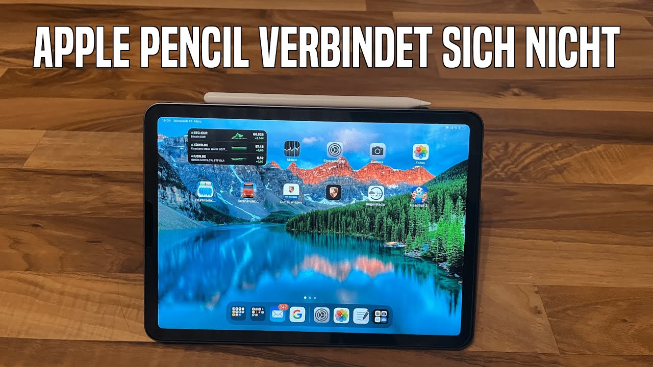 Apple Pencil Verbindet Sich Nicht Apple Pencil 2 VERBINDET sich NICHT? | Problembehebung Anleitung - YouTube