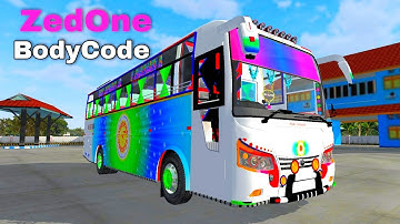 Zedone Non Bodycode Mod For Bussid || Bus Mod || Bussid
