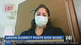 Wendy's arson suspect posting bond