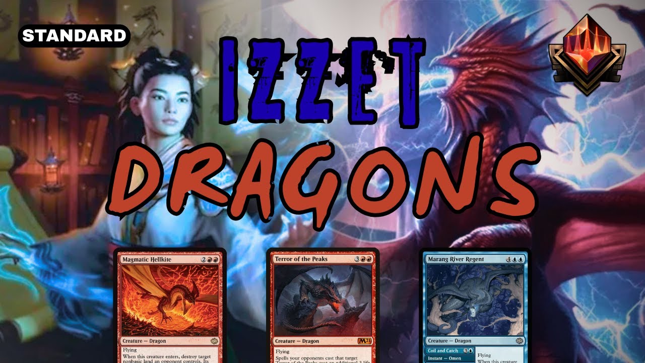 Tempo Plays With Izzet Dragons 🔵🔴 | Standard Bo3 | MTG Arena Ranked