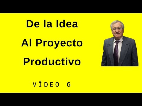 De la idea al proyecto productivo
