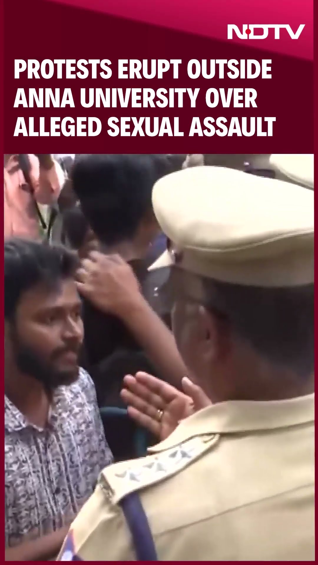 Chennai Sexual Assault Case: People Hold Protest Outside Anna University Campus