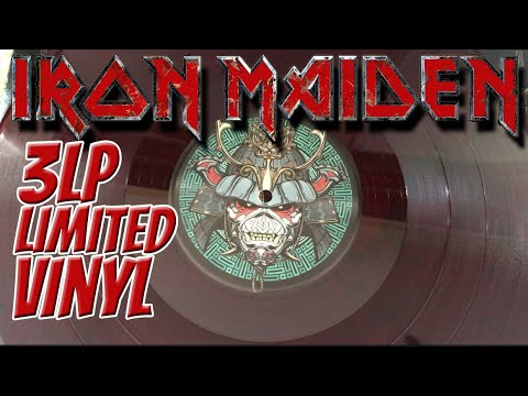 Opening the New IRON MAIDEN Senjutsu 3LP on LIMITED EXCLUSIVE Red