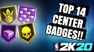 TOP 14 BADGES EVERY CENTER SHOULD HAVE ON THE BUILD... NBA 2K20