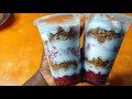 How to make cake parfait/ How to make cake inside cup