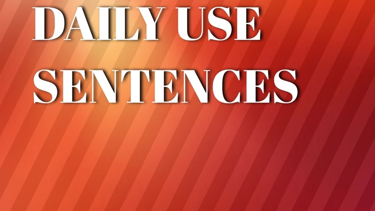 daily-use-sentences-youtube